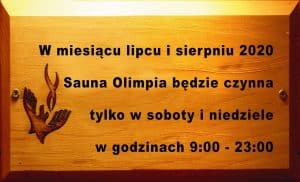 Sauna Olimpia Godziny Otwarcia