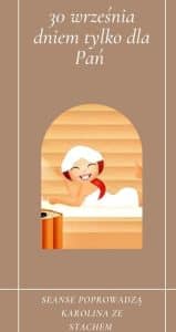 30 wrzesnia dniem tylko dla pan sauna olimpia